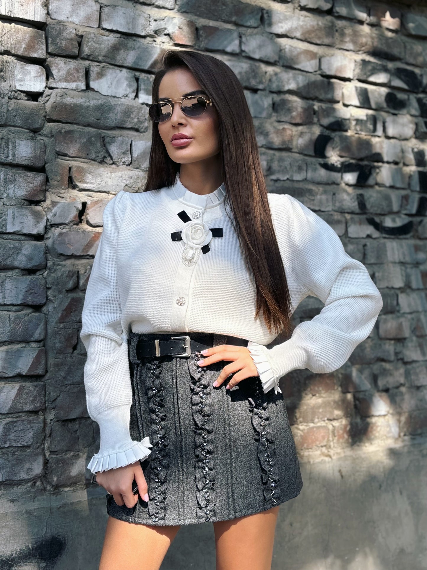 Жилетка Rose с подвижна роза