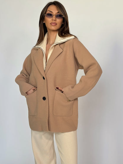 Палто Palmar с подвижен елемент на пуловер