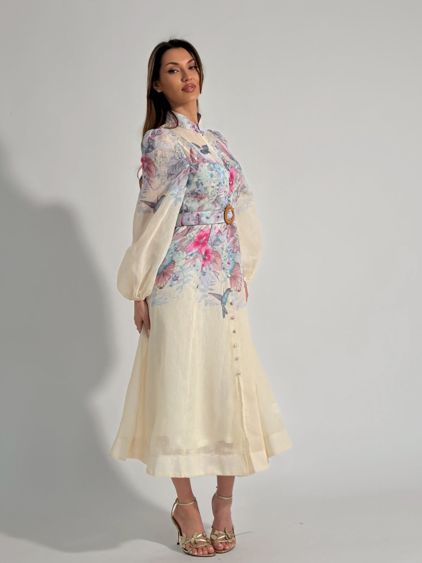 Рокля Rosie с флорални мотиви