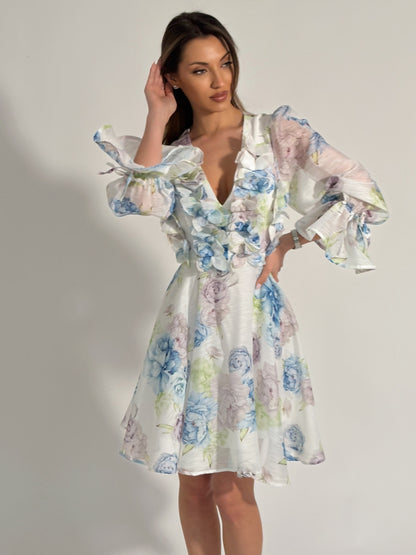 Рокля Flora с цветя