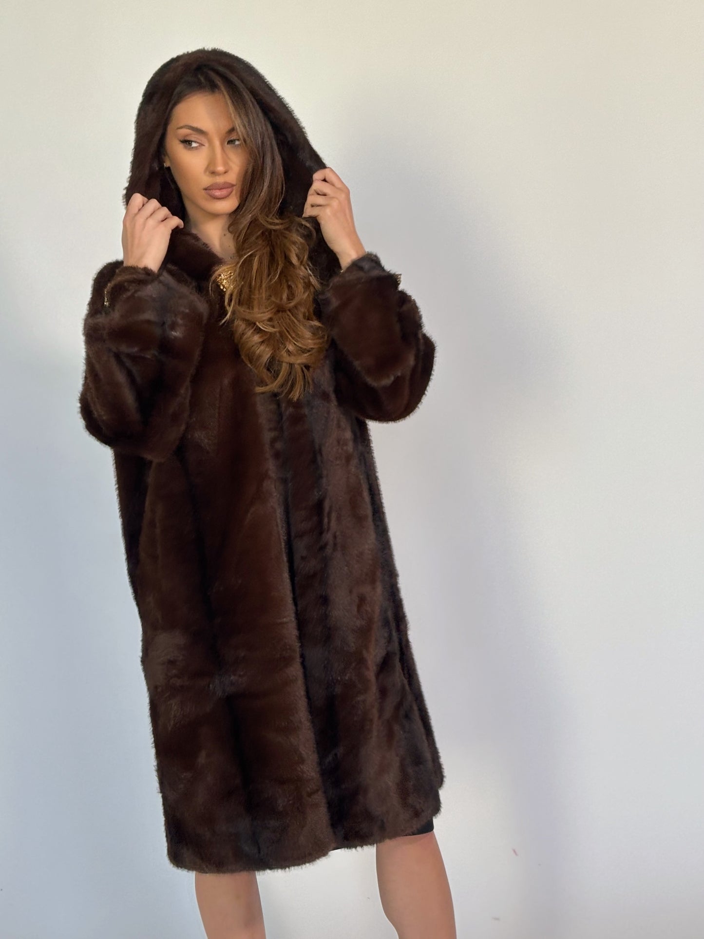 Палто с косъм Carolina