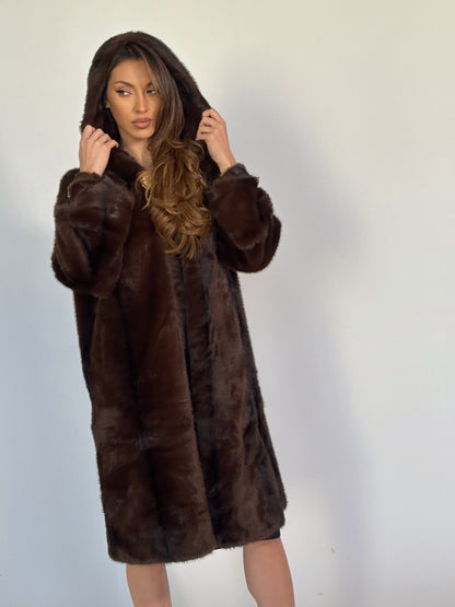 Палто с косъм Carolina