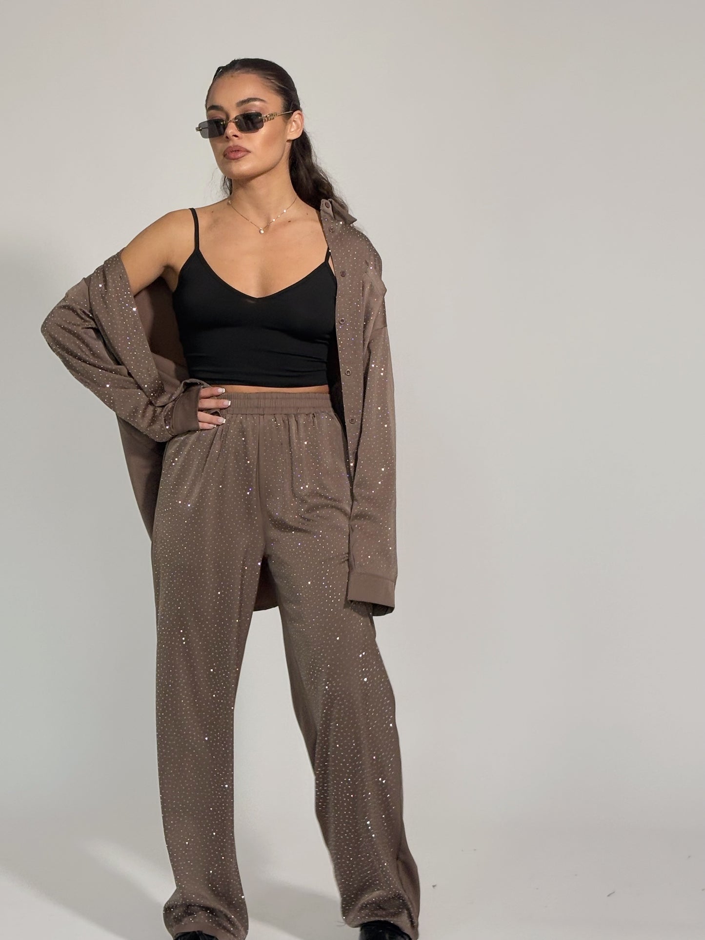 Сатенен комплект Riata с камъни