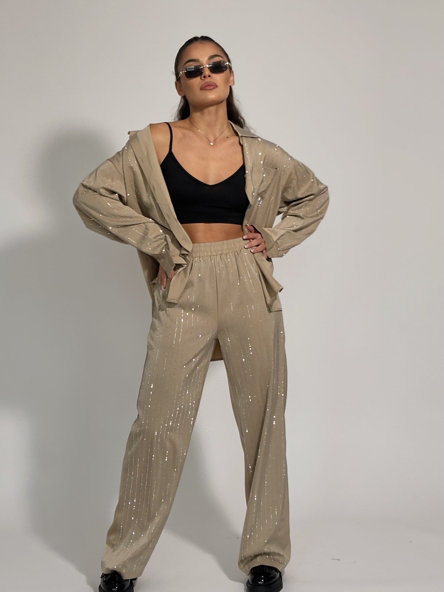 Сатенен комплект Riata с камъни