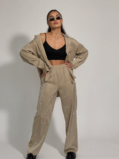 Сатенен комплект Riata с камъни