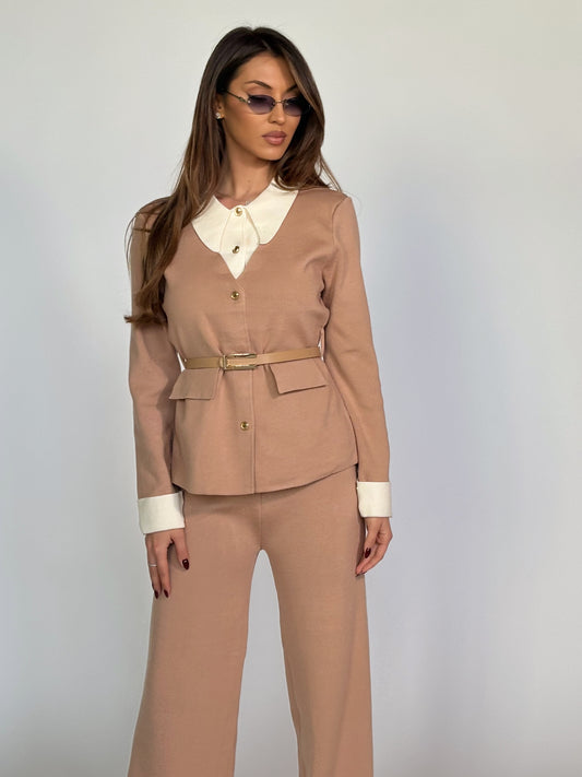 Комплект Bossy от фино плетиво с колан