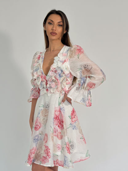 Рокля Flora с цветя