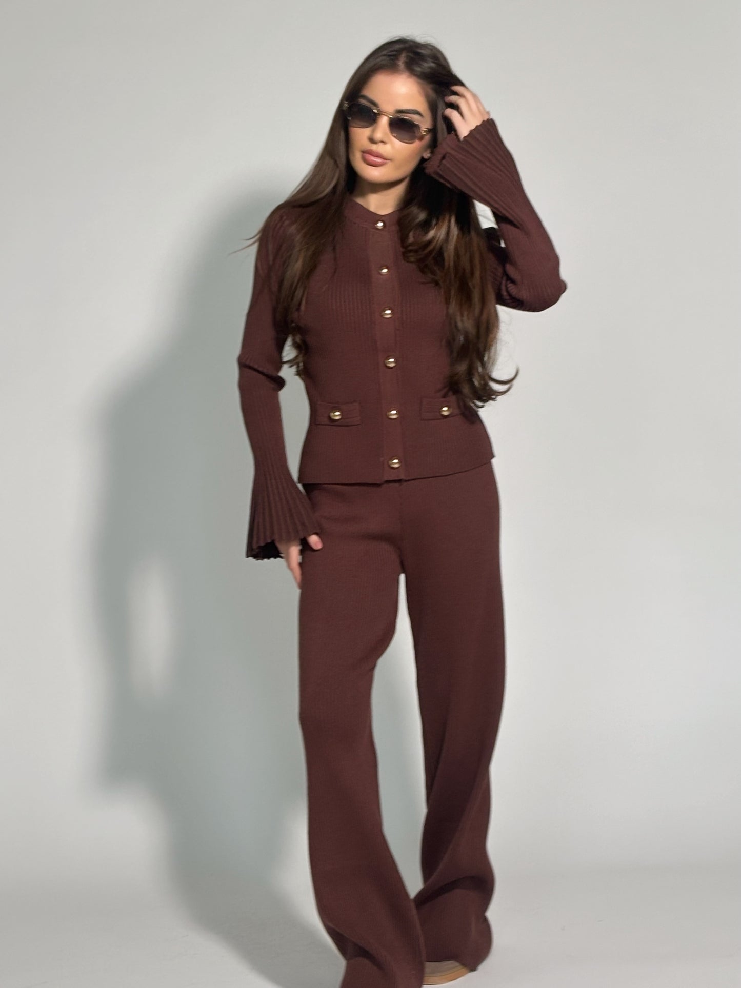 Комплект Valla от плътно рипсено плетиво