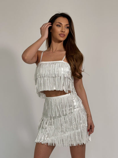 Комплект Diva с ресни и камъни