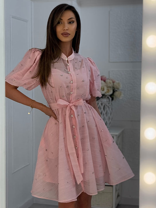Рокля с камъни Carmella