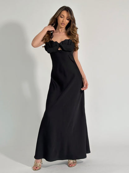 Сатенена рокля Dolchena