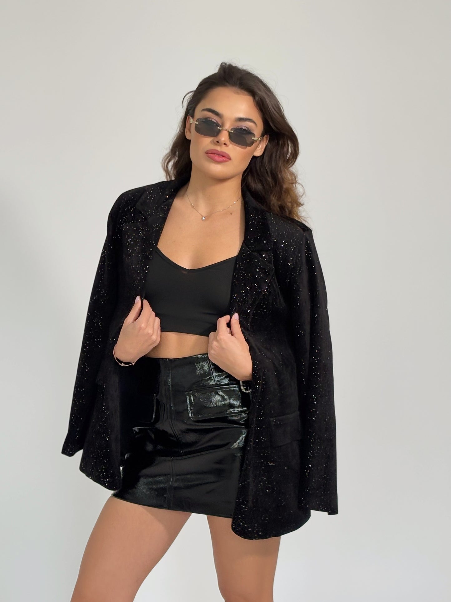 Блейзър с лъскав ефект Levina