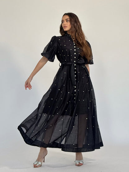 Rochie Carmen cu pietre
