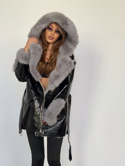 Яке Leila от лак с пух