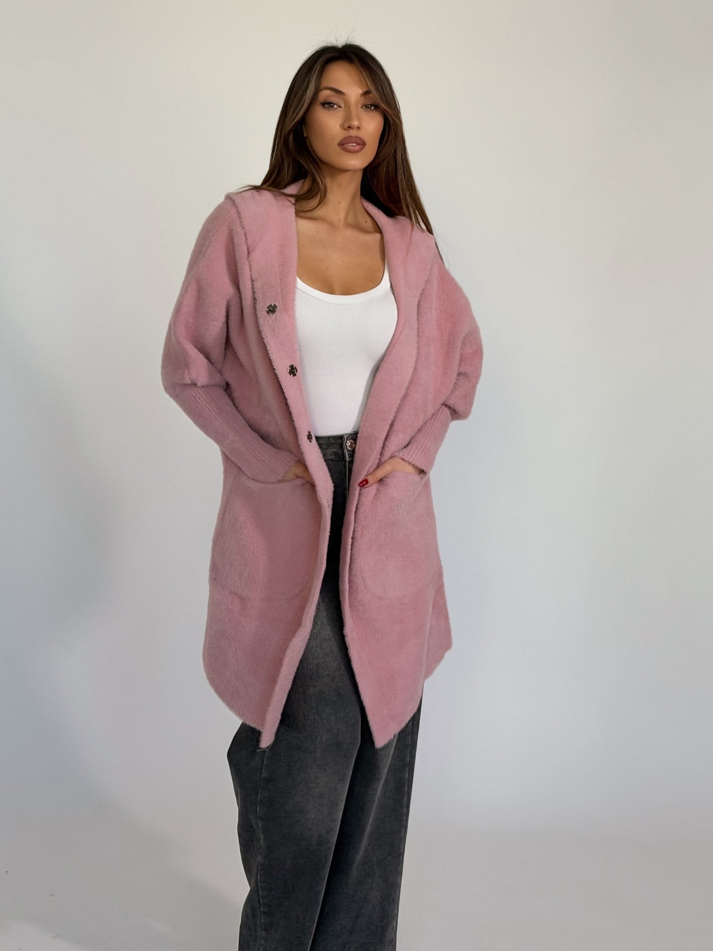 Палто тип жилетка Rose