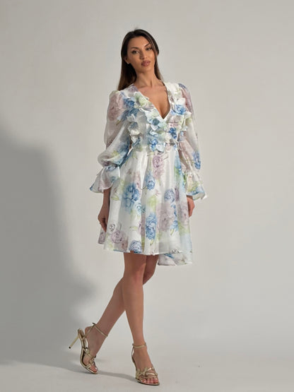 Рокля Flora с цветя