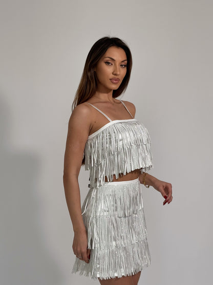 Комплект Diva с ресни и камъни