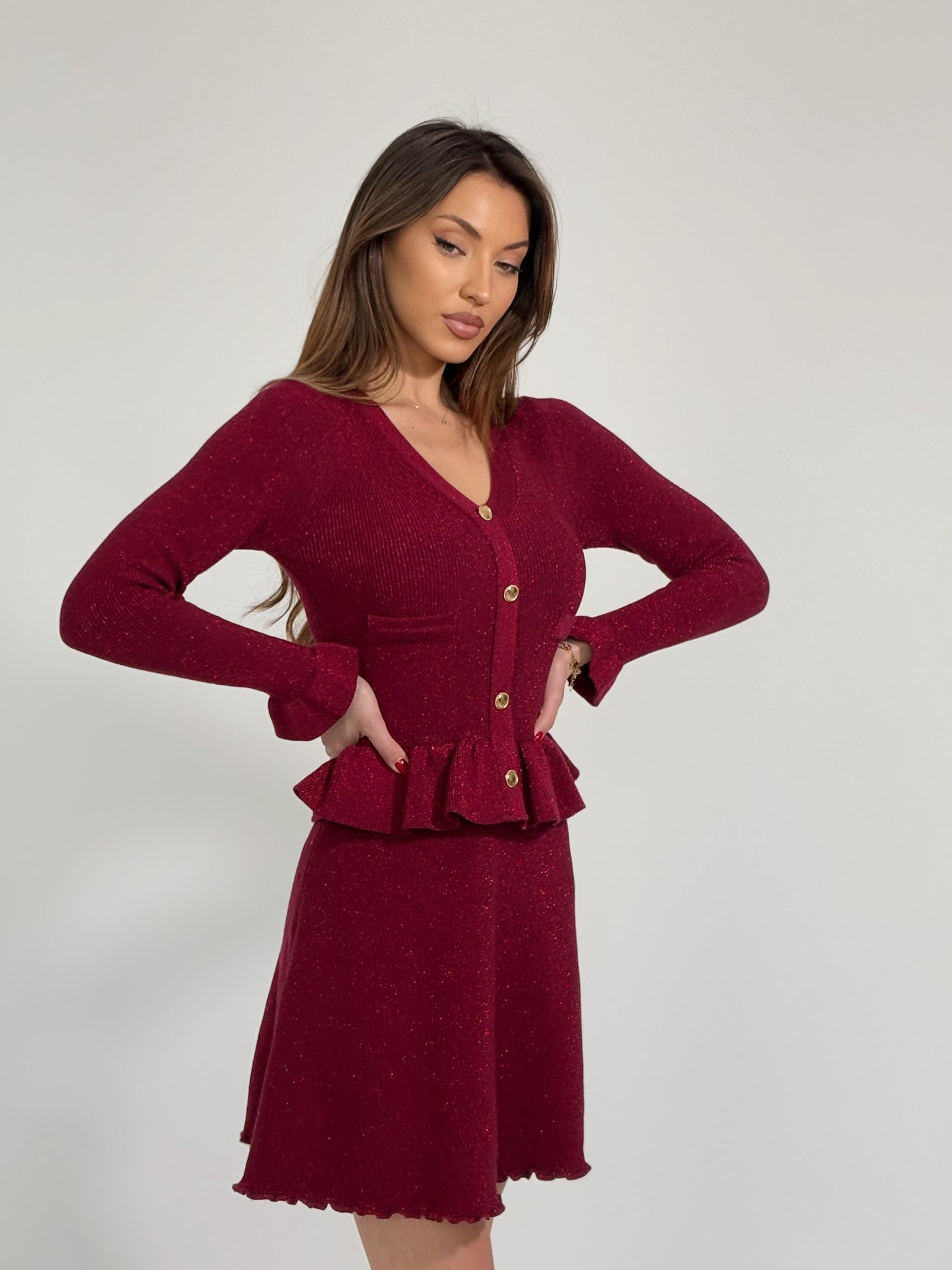 Рокля Belina с лъскава нишка