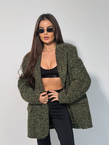 Блейзър Cocona от плътна материя