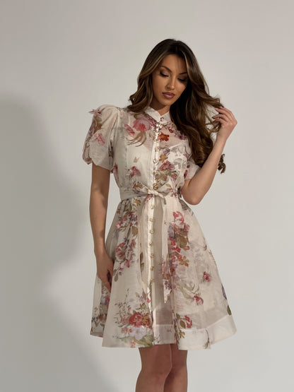 Рокля Molina с 3D цветя