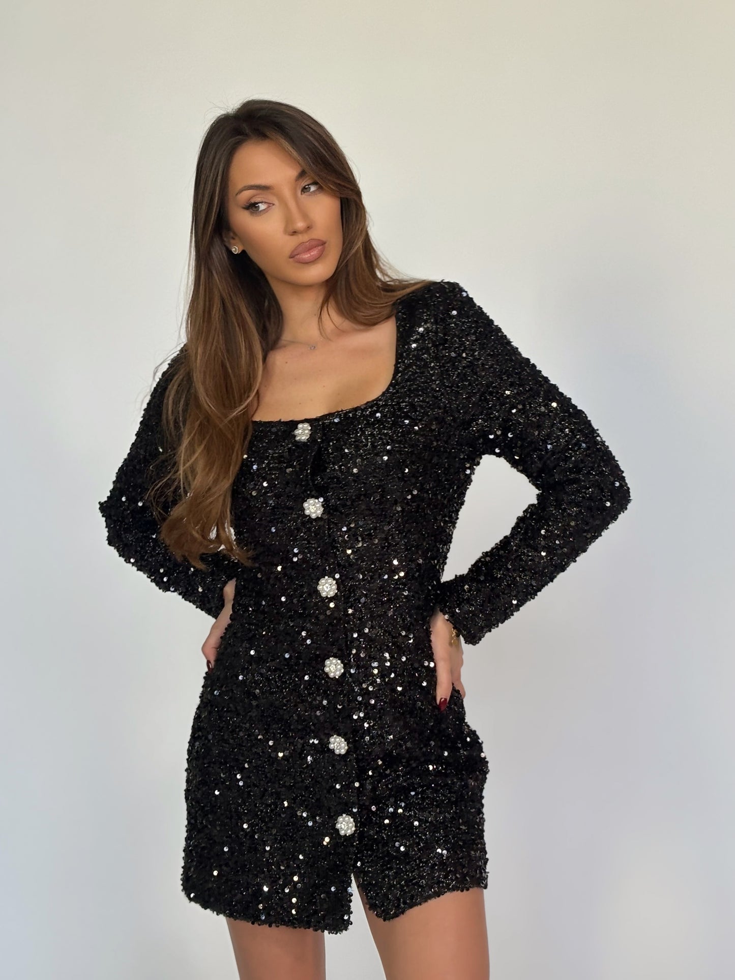 Пайетена рокля Carita