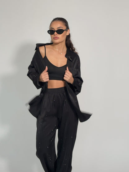 Сатенен комплект Riata с камъни