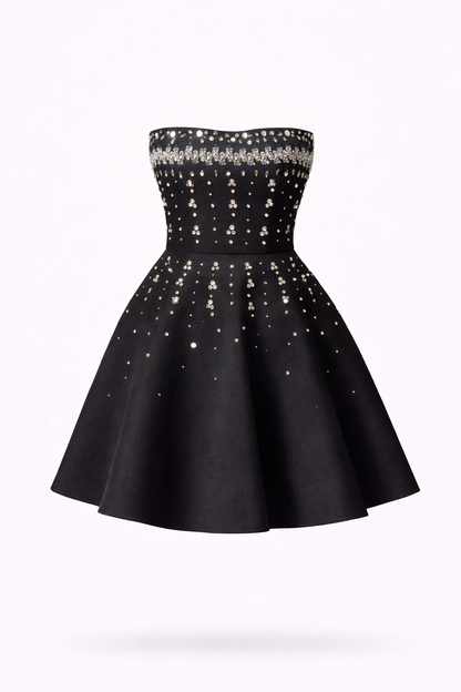 Rochie bandaj cu pietre Glamorous