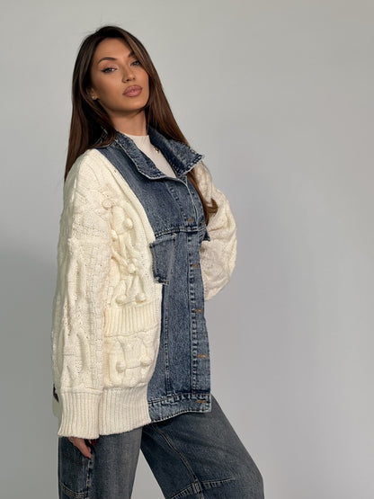 Жилетка с дънкови елементи Verina