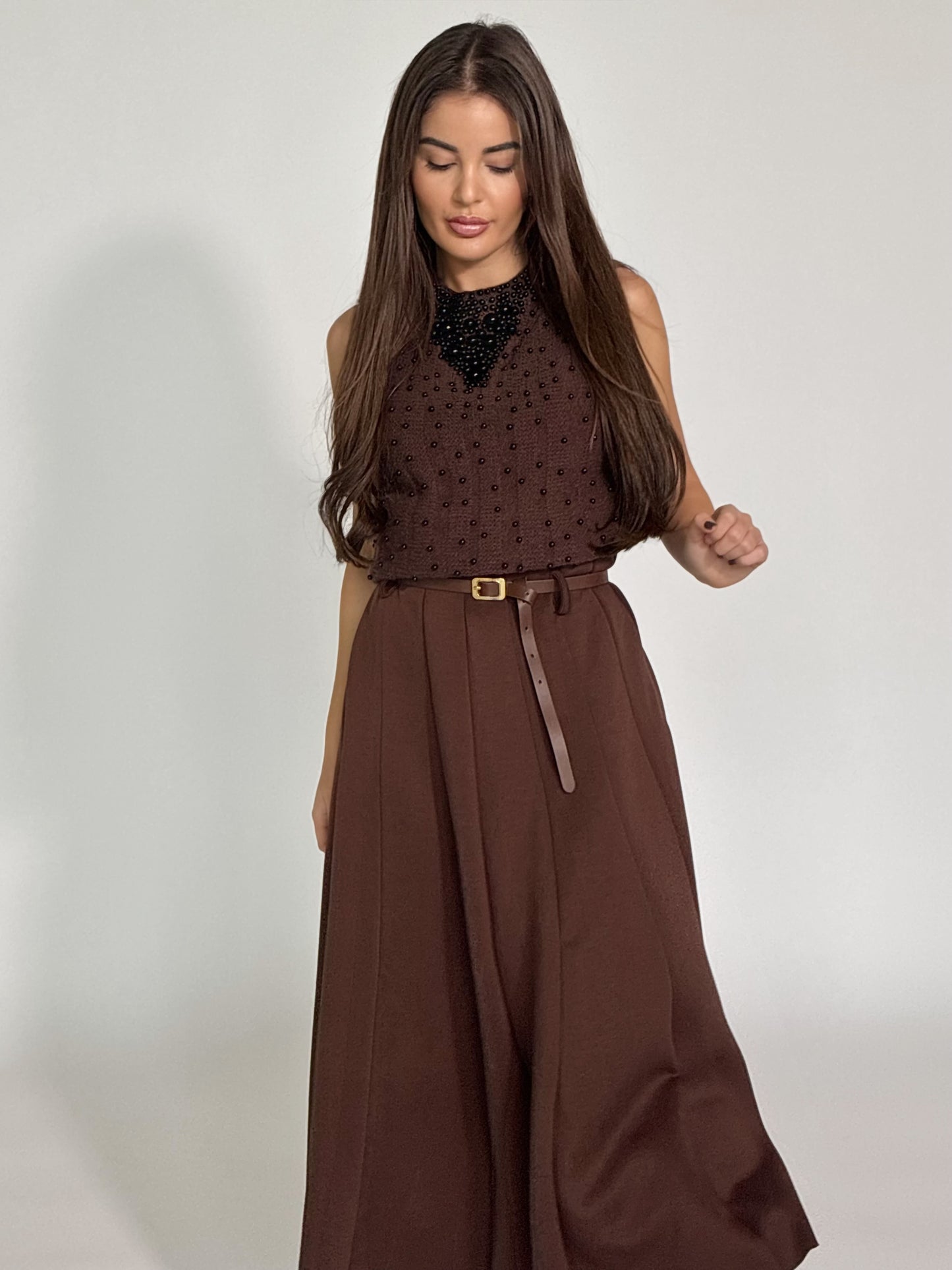 Миди пола Korita с колан