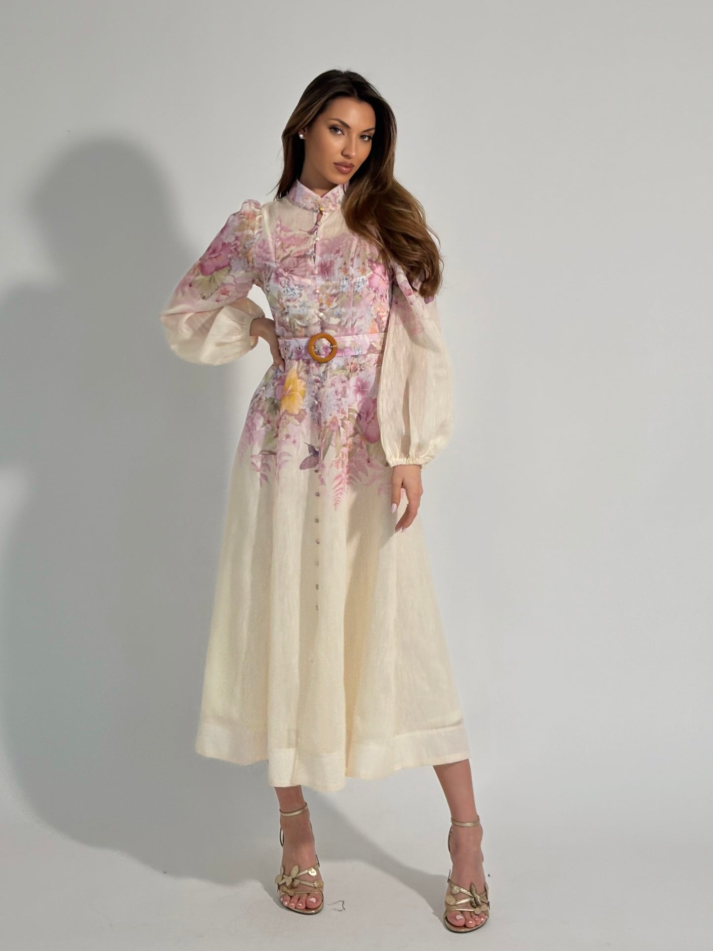 Рокля Rosie с флорални мотиви