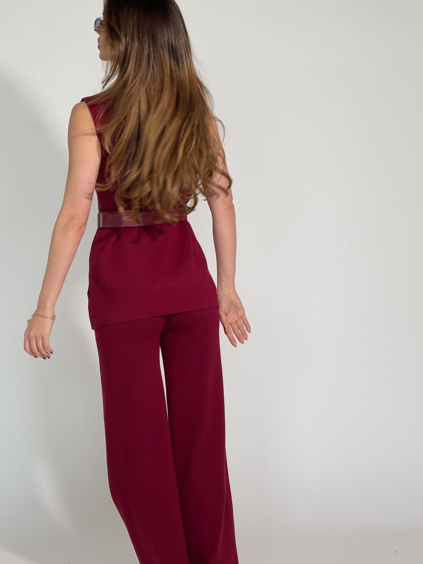 Комплект Radena от фино плетиво с колан