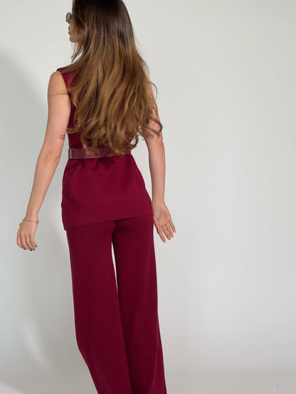 Комплект Radena от фино плетиво с колан