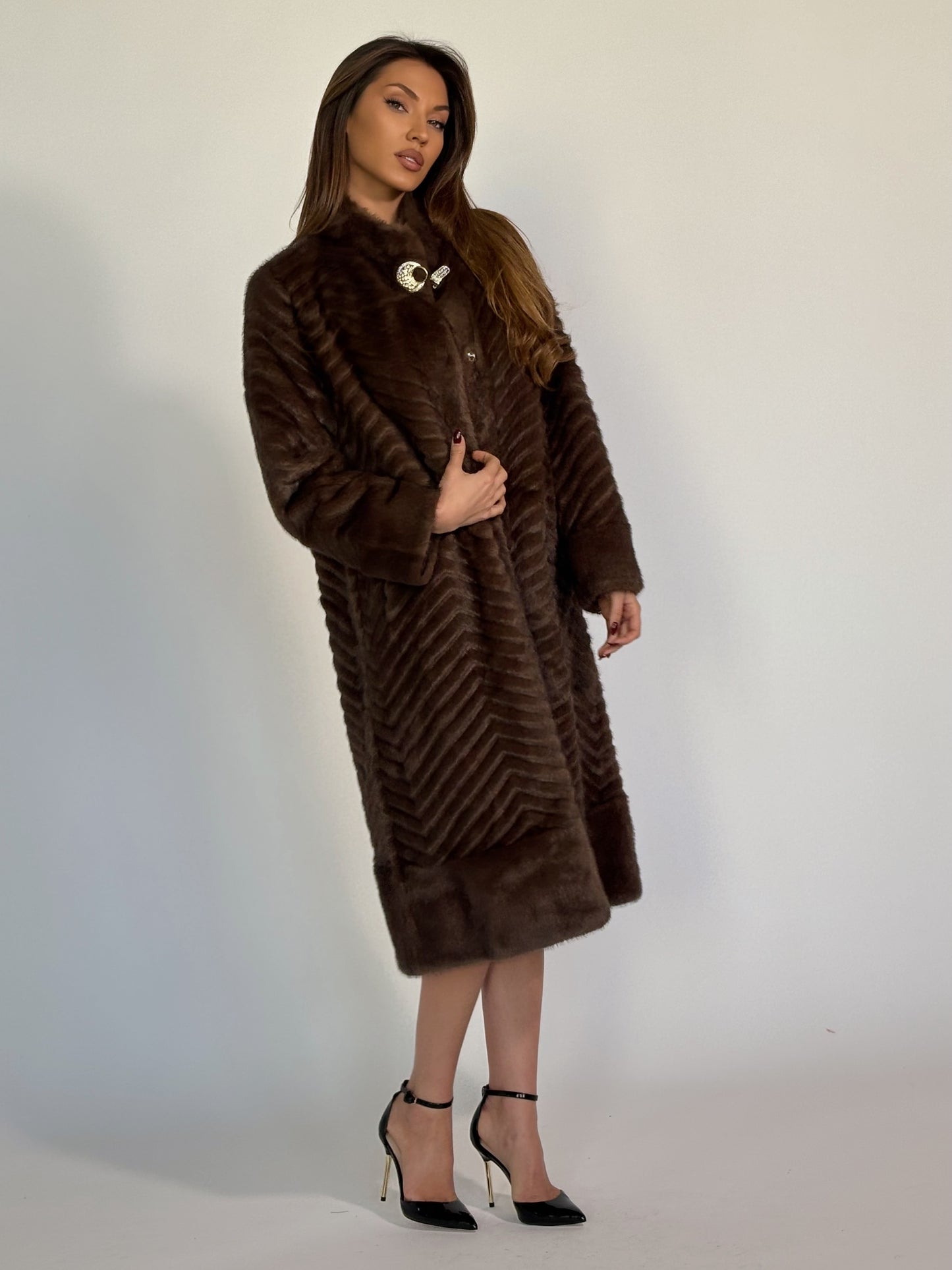 Палто от косъм Verona