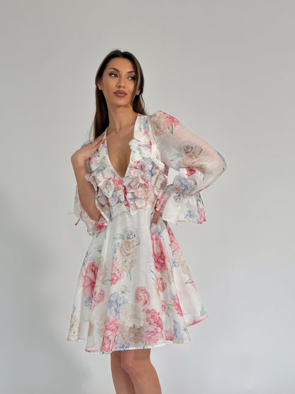 Рокля Flora с цветя