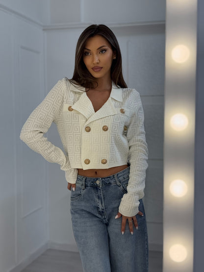 Fency cardigan with ornaments