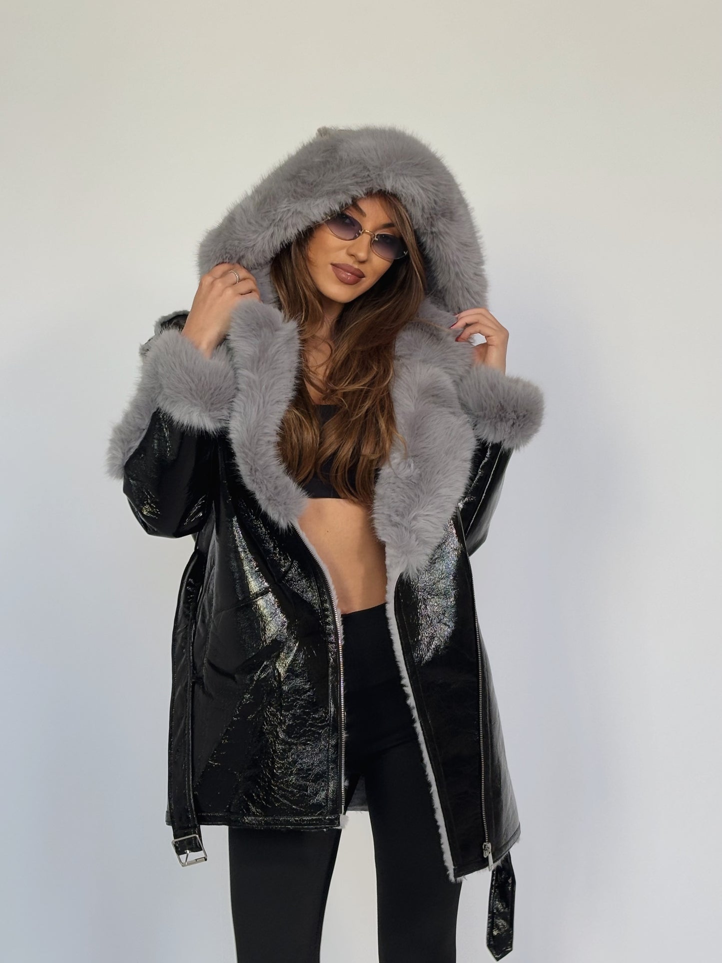 Яке Leila от лак с пух