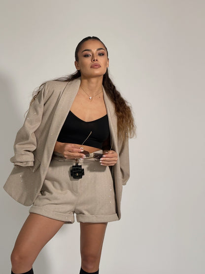 Вълнен комплект с камъни Torina