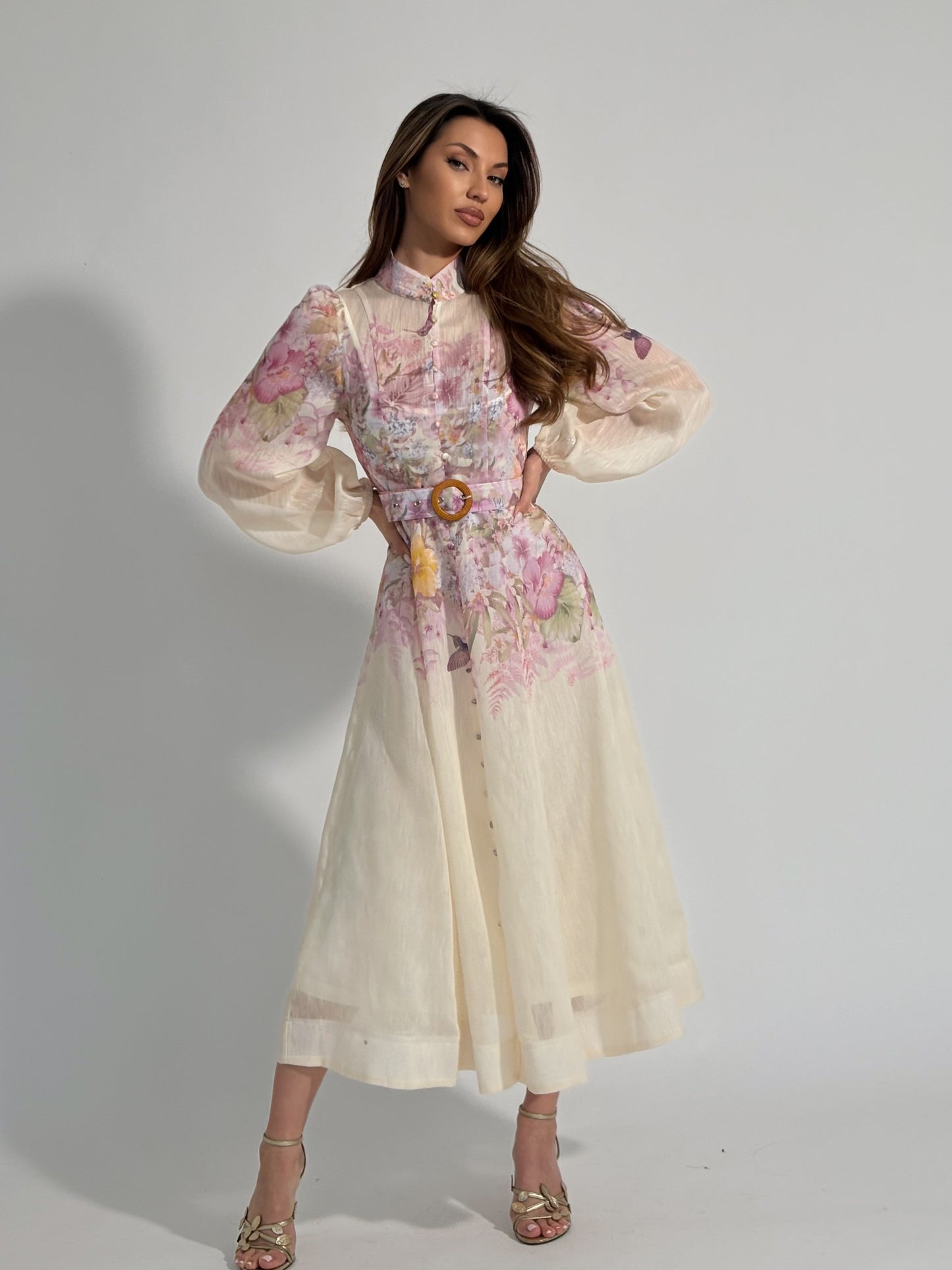 Рокля Rosie с флорални мотиви