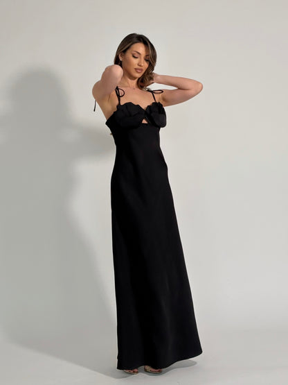 Сатенена рокля Dolchena