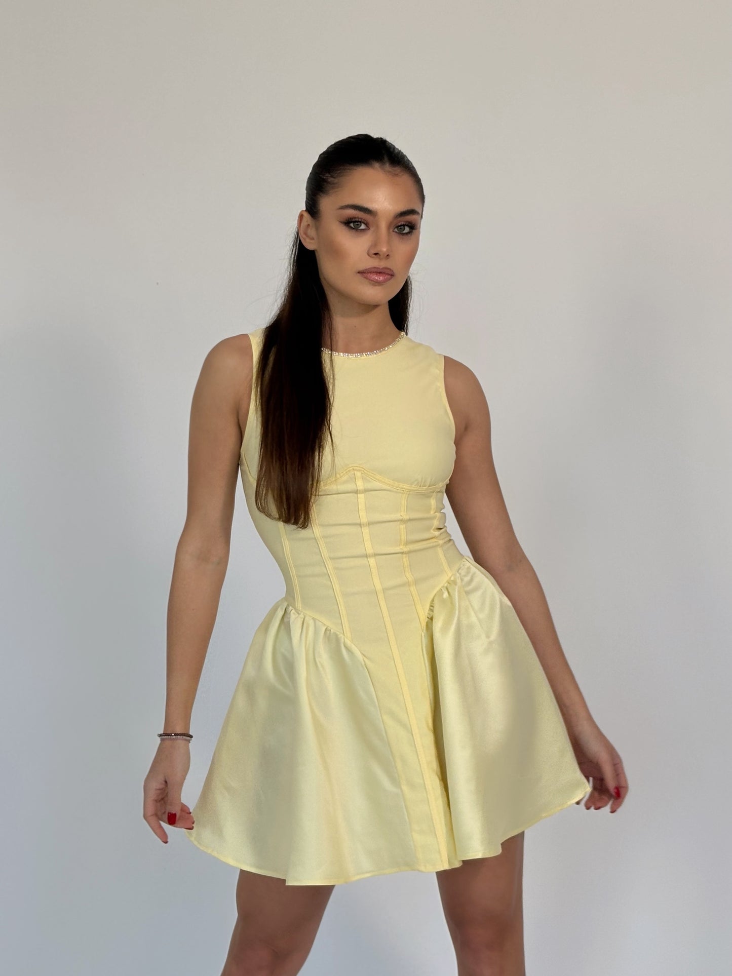 Рокля Lolla със сатен