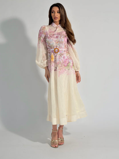 Рокля Rosie с флорални мотиви