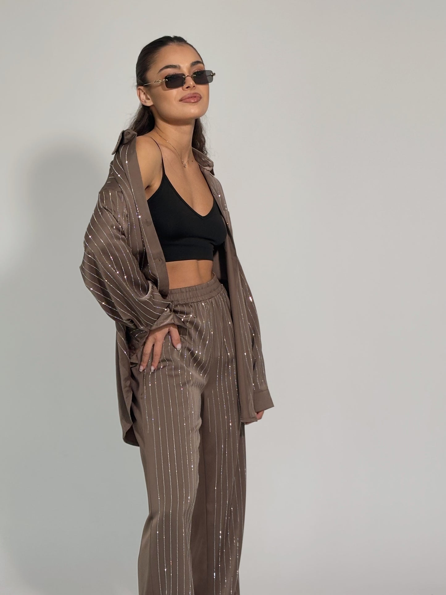 Сатенен комплект Riata с камъни