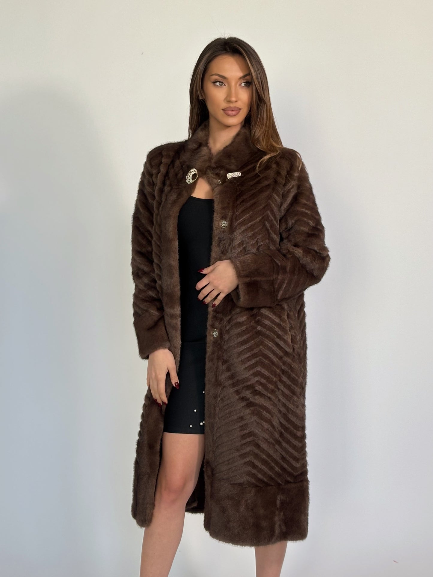 Палто от косъм Verona