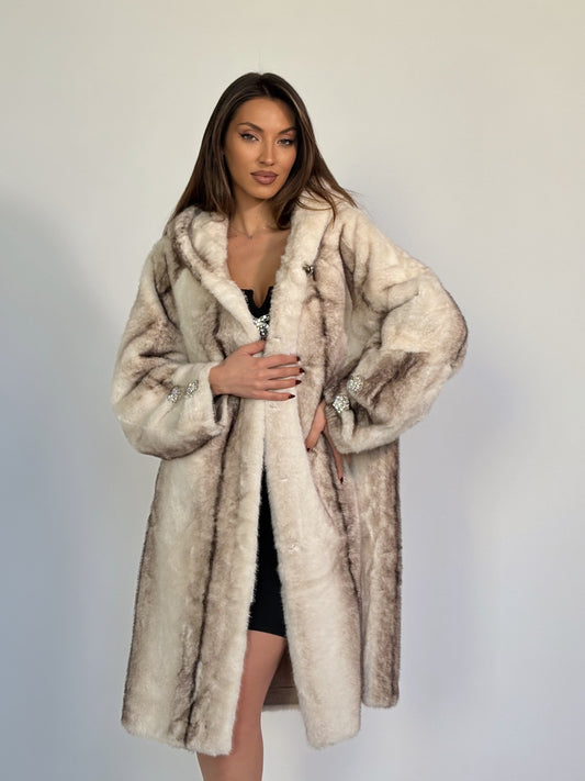 Палто с косъм Carolina