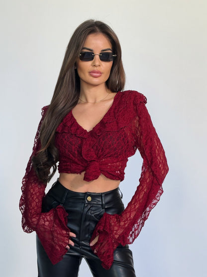 Дантелена блуза Venita