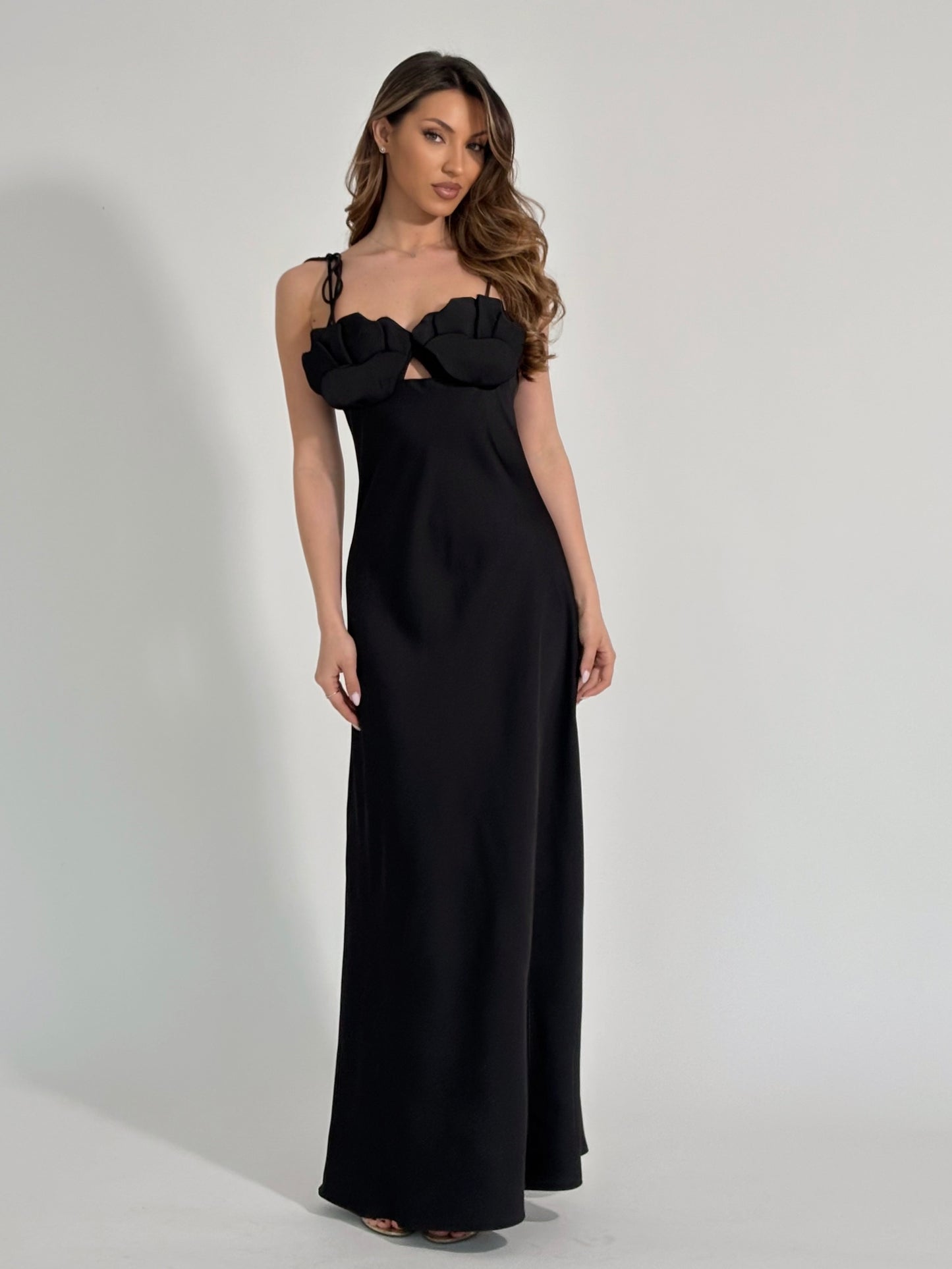 Сатенена рокля Dolchena