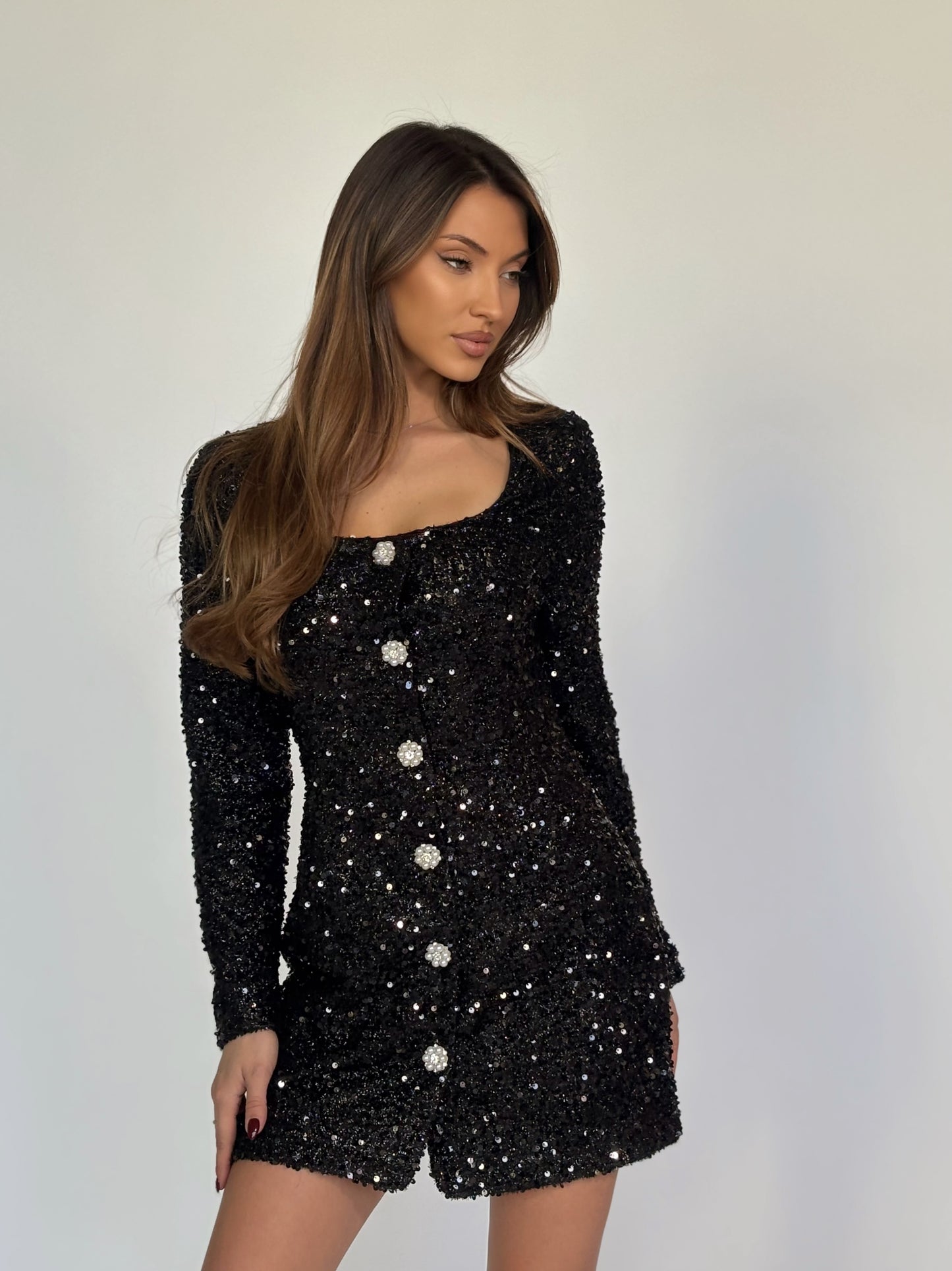 Пайетена рокля Carita