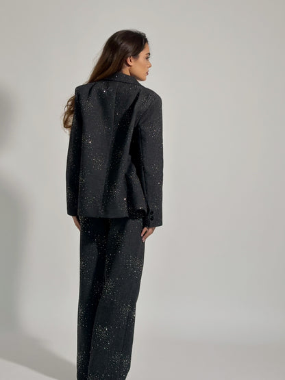 Костюм Viola с камъни и вълна