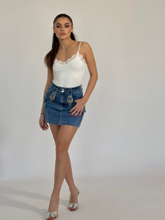 Fustă din denim Dominic