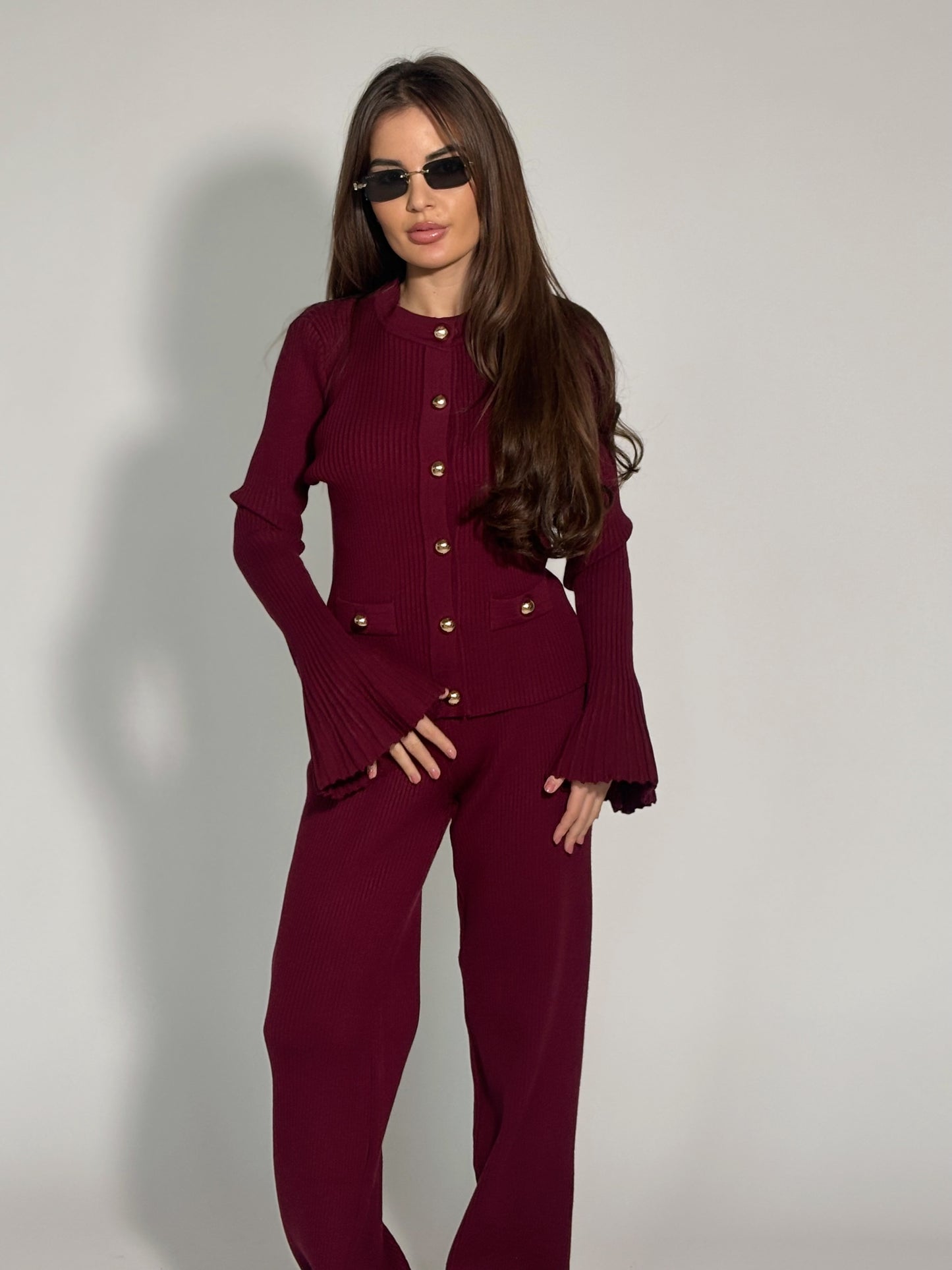 Комплект Valla от плътно рипсено плетиво